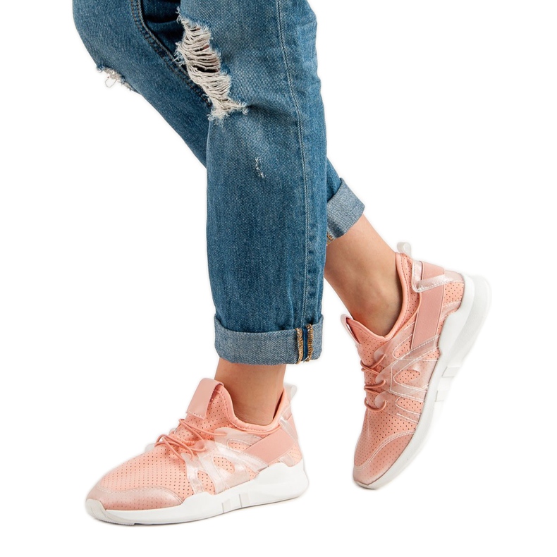 Módní sportovní obuv růžový 2