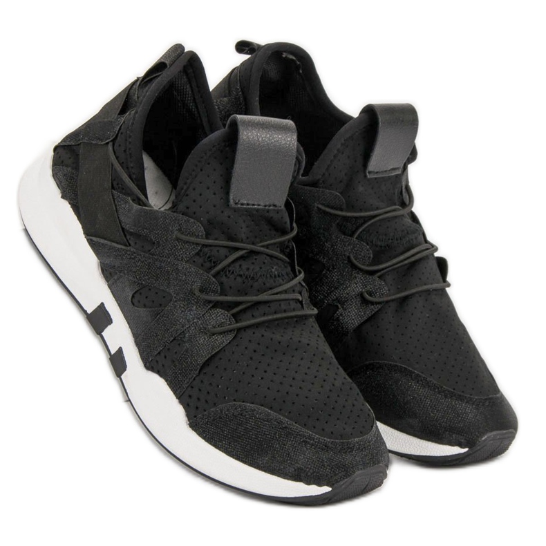 Módní sportovní obuv černý 2