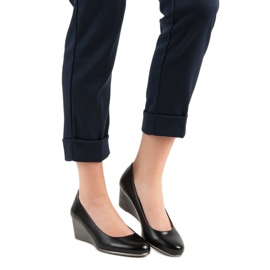 Klasická čerpadla na klínu VINCEZA černý 1