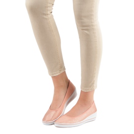 Comer Růžová baletka na klínku růžový 2 Comer Růžová baletka na klínku růžový 2