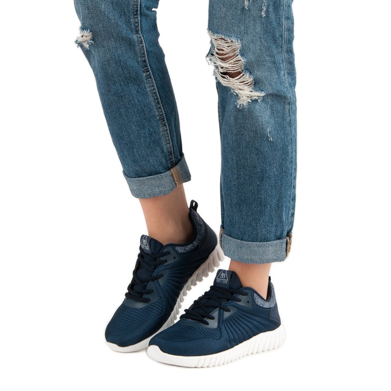 Ax Boxing Módní tréninkové boty modrý 2