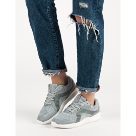 Ax Boxing Textilní sportovní obuv šedá 1