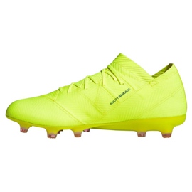 Kopačky Adidas Nemeziz 18.1 FG M BB9426 žluť 1