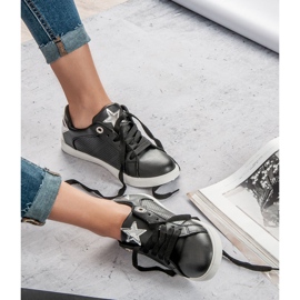 Nízké sportovní boty černý šedá 1