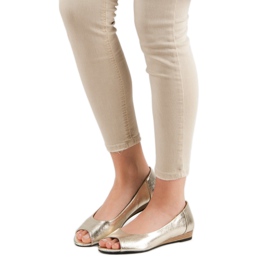 Otevřená balerína VINCEZA žlutá 2