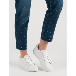 Bílé tenisky se srdcem bílý 1