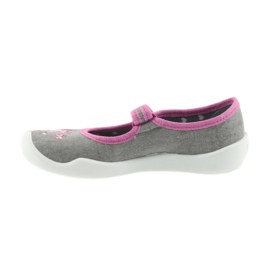 Dětská obuv Befado 114X325 šedá růžový 3