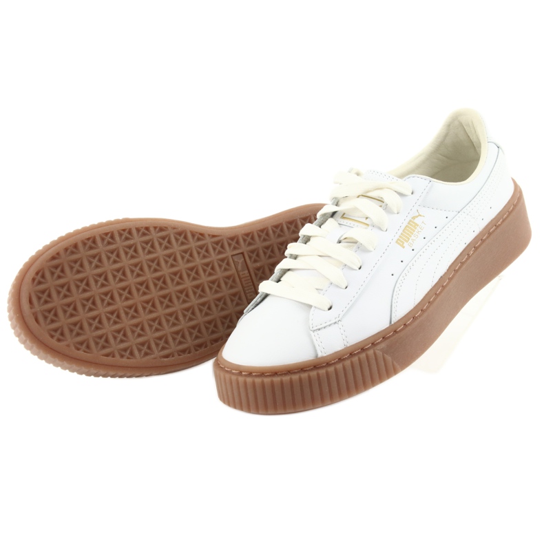 Puma Dámská bota Basket Platform Core W 001 bílý 4