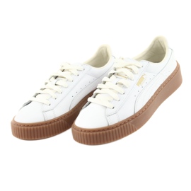 Puma Dámská bota Basket Platform Core W 001 bílý 3