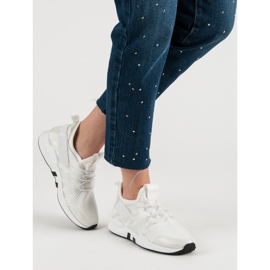 Módní sportovní obuv bílý 1
