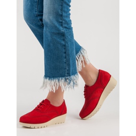 Corina Červené klínové boty 2