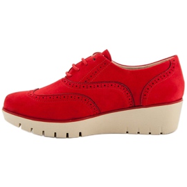 Corina Červené klínové boty 4