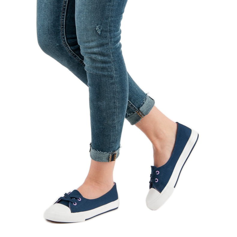 J. Star Tmavě modré tenisky modrý 1