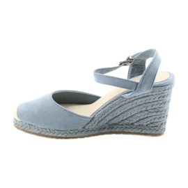 Sandály Big Star espadrilles 274A170 blue hnědý modrý 2