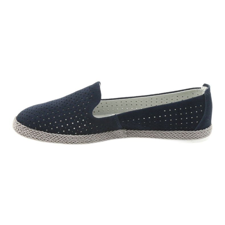 Filippo Dámské dámské balerínky espadrilky F 081 námořnická modř 2