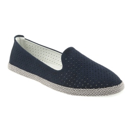 Filippo Dámské dámské balerínky espadrilky F 081 námořnická modř 1