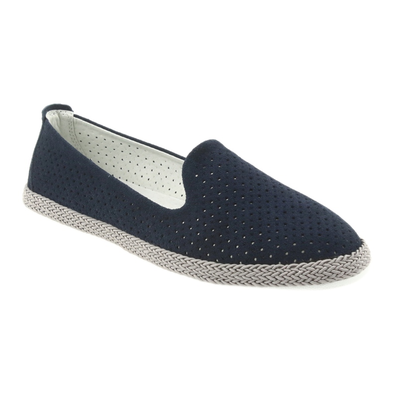 Filippo Dámské dámské balerínky espadrilky F 081 námořnická modř 1