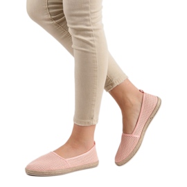 Sweet Shoes Růžové světlé espadrilky růžový 2 Sweet Shoes Růžové světlé espadrilky růžový 2