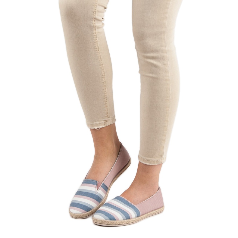 Sweet Shoes Pruhované slipy vícebarevný růžový 1