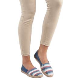 Sweet Shoes Pruhované slipy modrý 1