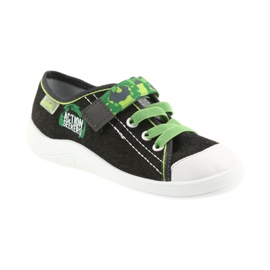 Dětská obuv Befado 251X102 šedá zelený 1