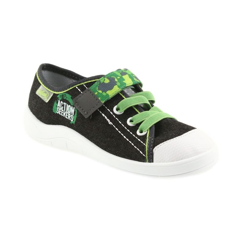 Dětská obuv Befado 251X102 šedá zelený 1