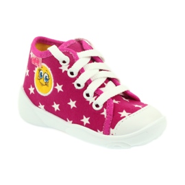 Befado barevné dětské boty 218P055 růžový 2