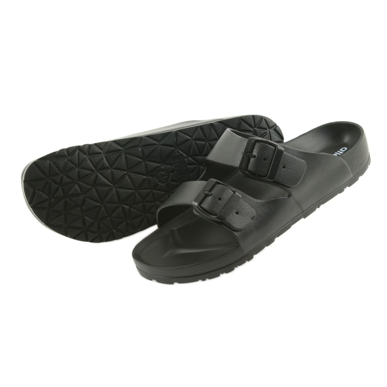 Atletico černé pánské profilované pantofle černá 4