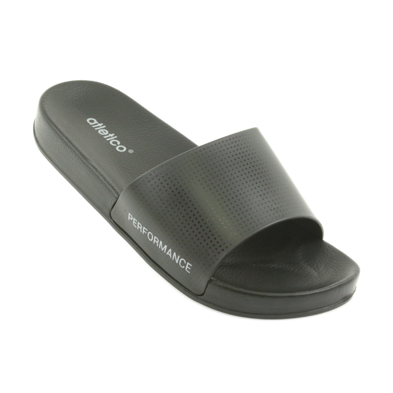 Atletico černé pánské profilované pantofle černá 5