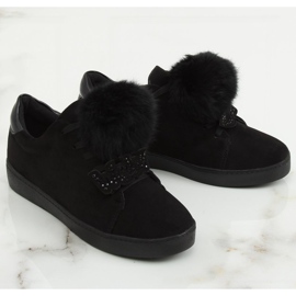 Černé dámské tenisky 68-95 Black černý 1