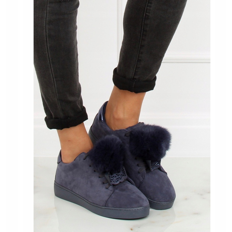 Tmavě modré dámské tenisky 68-95 Blue námořnická modrá 1