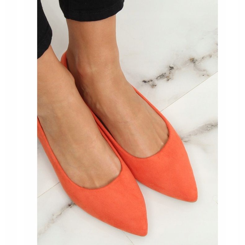 Oranžové balerínky pro ženy 3157 Orange pomerančový 1