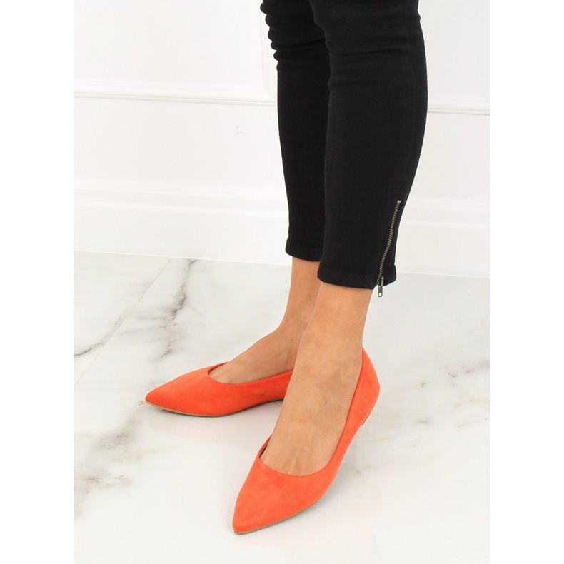 Oranžové balerínky pro ženy 3157 Orange pomerančový 2