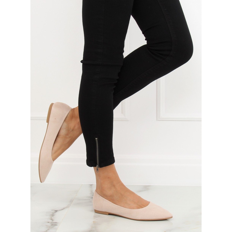 Dámské béžové balerínky 3157 béžové béžový 2