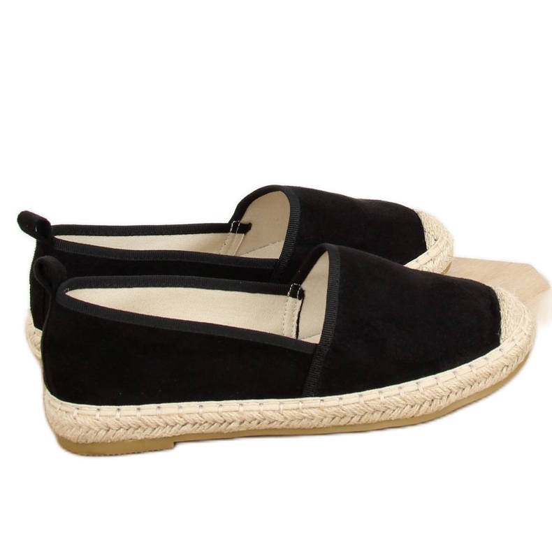 Černé dámské espadrilky A615-ESP-1 Black černá 1