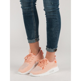 Vzdušná sportovní obuv růžový 2