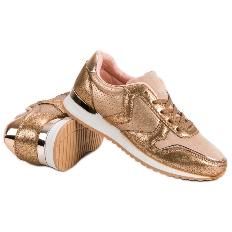 Ležérní sportovní obuv žlutá 1