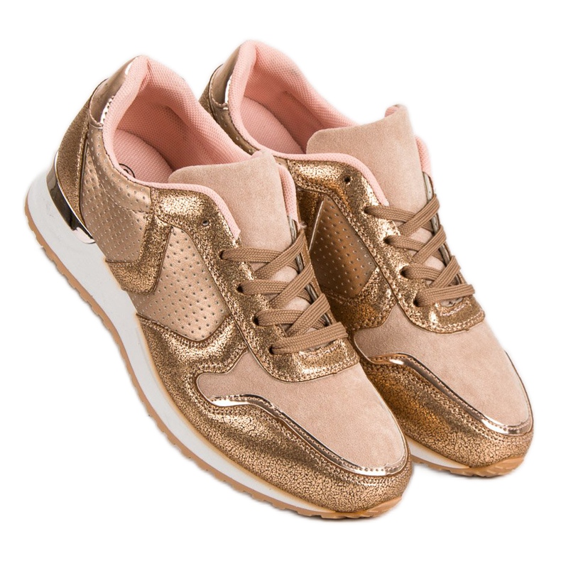 Ležérní sportovní obuv žlutá 2