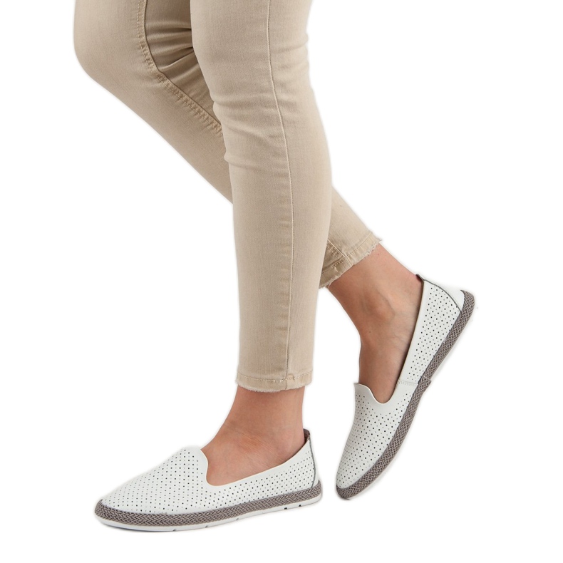 Filippo Pánové z prolamované kůže bílý 2 Filippo Pánové z prolamované kůže bílý 2