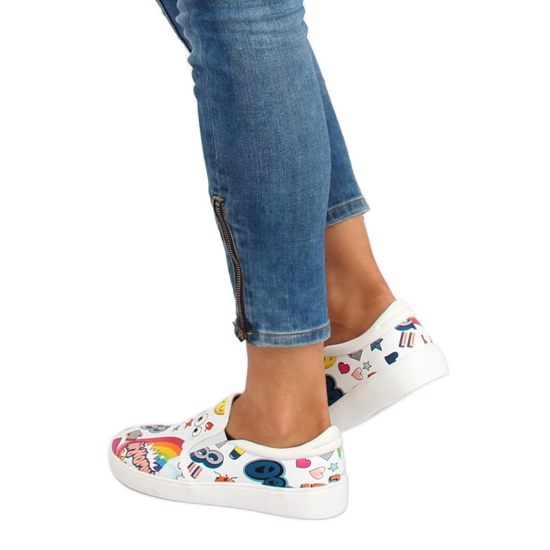 Slipy komiksů 6120 White bílý 1