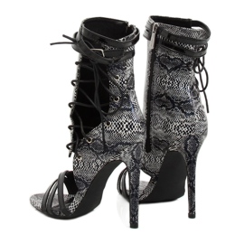 Černá Snake boty JR-041 Black 2