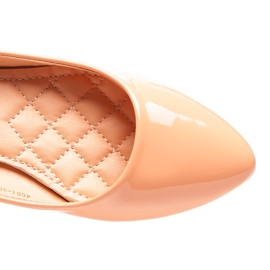 Vices Pastelové balerínky oranžový 1 Vices Pastelové balerínky oranžový 1