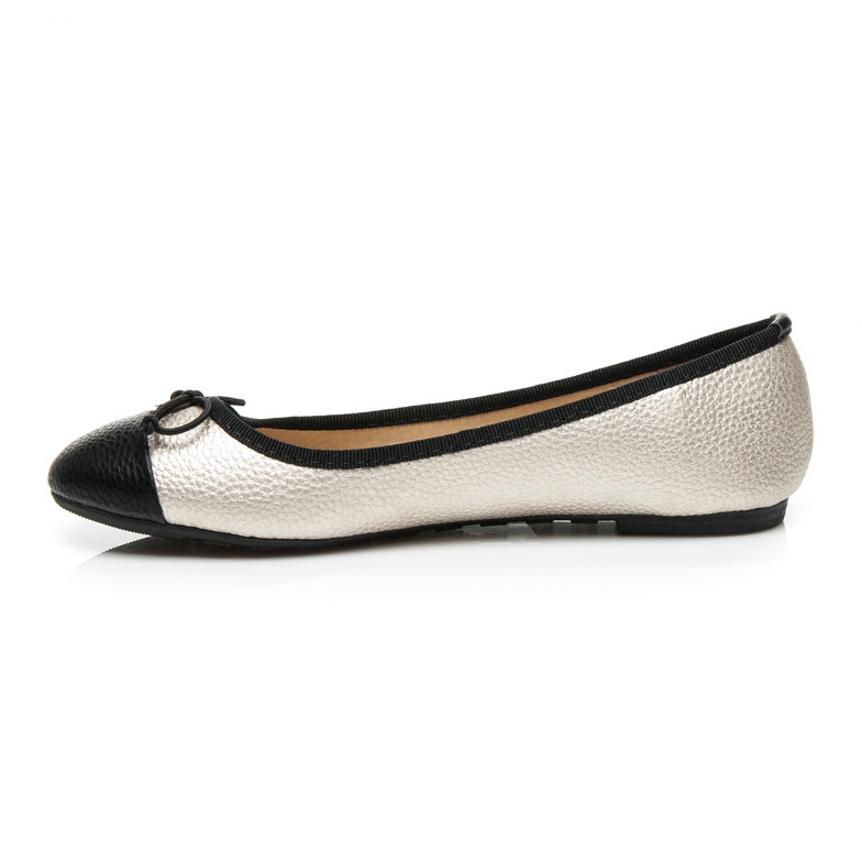 Bestelle Dvoubarevné balerínky žlutá 1