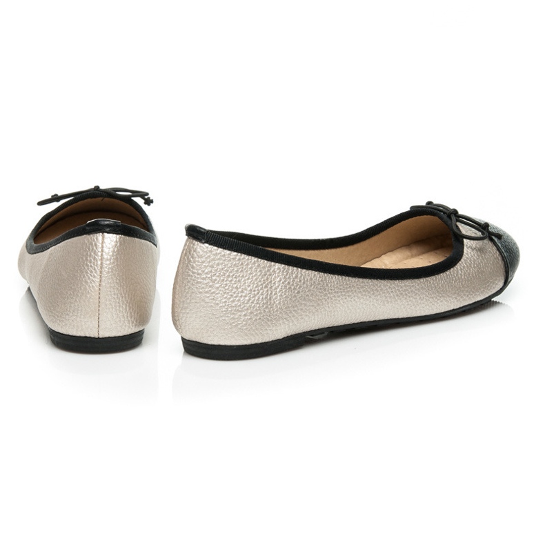 Bestelle Dvoubarevné balerínky žlutá 2