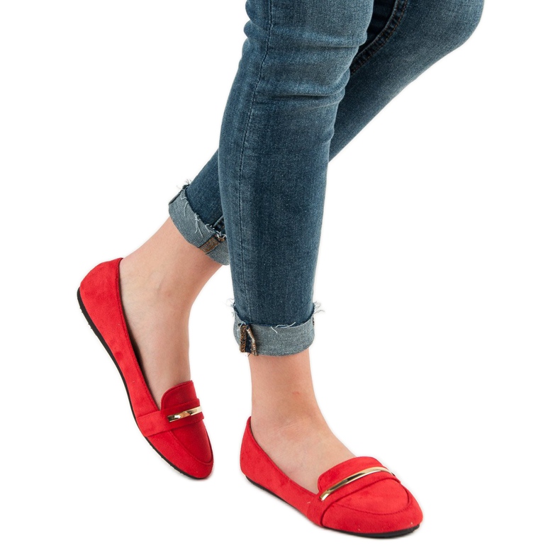 Suede Red Lords červený 1