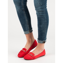 Suede Red Lords červený 2