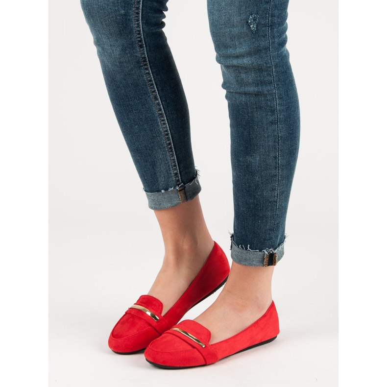 Suede Red Lords červené 2