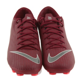 Kopačky Nike Mercurial Vapor 12 Academy FG M AH7375-606 bordó červený 3