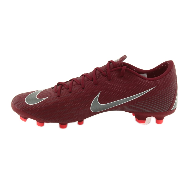 Kopačky Nike Mercurial Vapor 12 Academy FG M AH7375-606 bordó červené 2