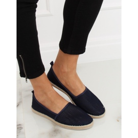 JX1029 Námořnická námořnická modř síťované espadrilky 2